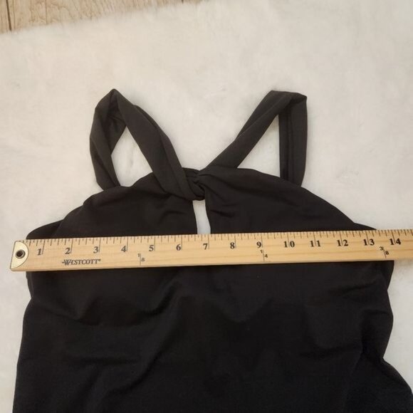 Athleta halter tie black dress - Picture 10 of 13